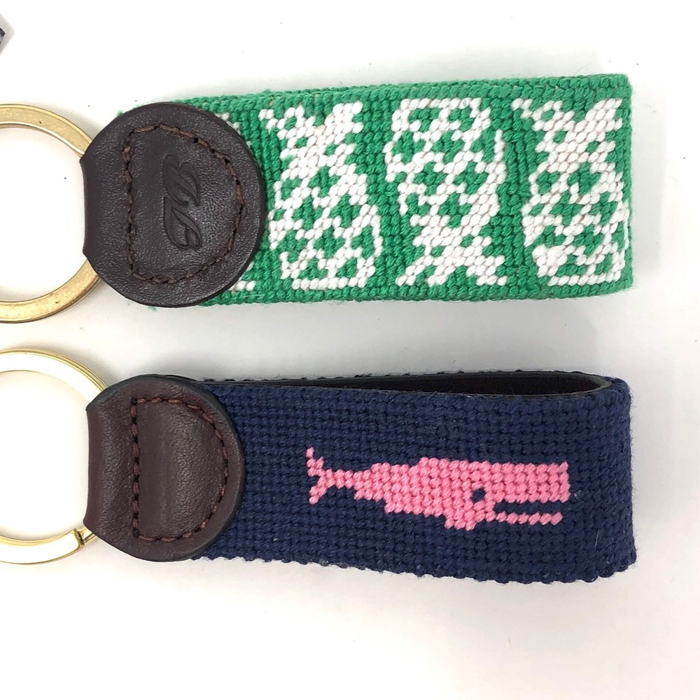 Needlepoint Key Fob